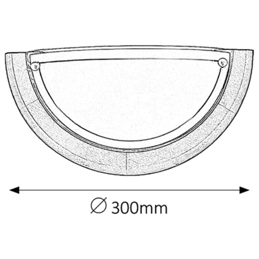Brilagi - Applique ORBIS 1xE27/60W/230V 30 cm, finitura pino