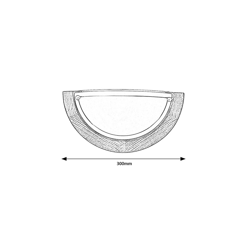 Brilagi - Applique ORBIS 1xE27/60W/230V 30 cm pino
