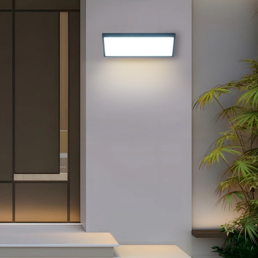 Brilagi - Applique da esterno LED TRIANGLE LED/42W/230V 3000/4000/6500K 45 cm antracite IP65