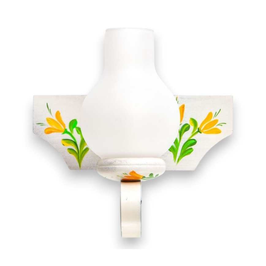 Brilagi - Applique QUEEN 1xE14/40W/230V faggio/color crema