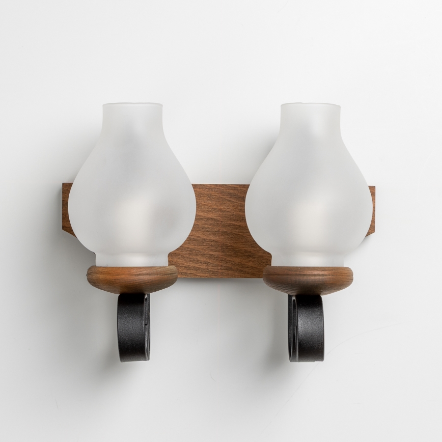 Brilagi - Applique QUEEN 2xE14/40W/230V faggio/noce