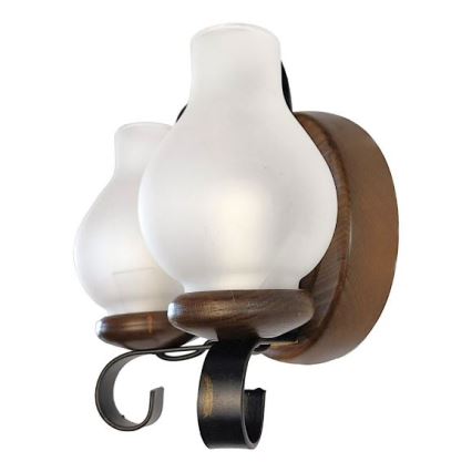 Brilagi - Applique ROATA APLICA 2xE14/40W/230V faggio/noce