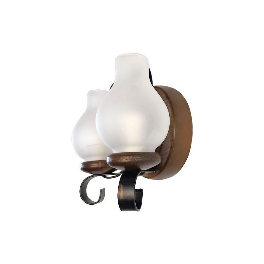 Brilagi - Applique ROATA APLICA 2xE14/40W/230V faggio/noce