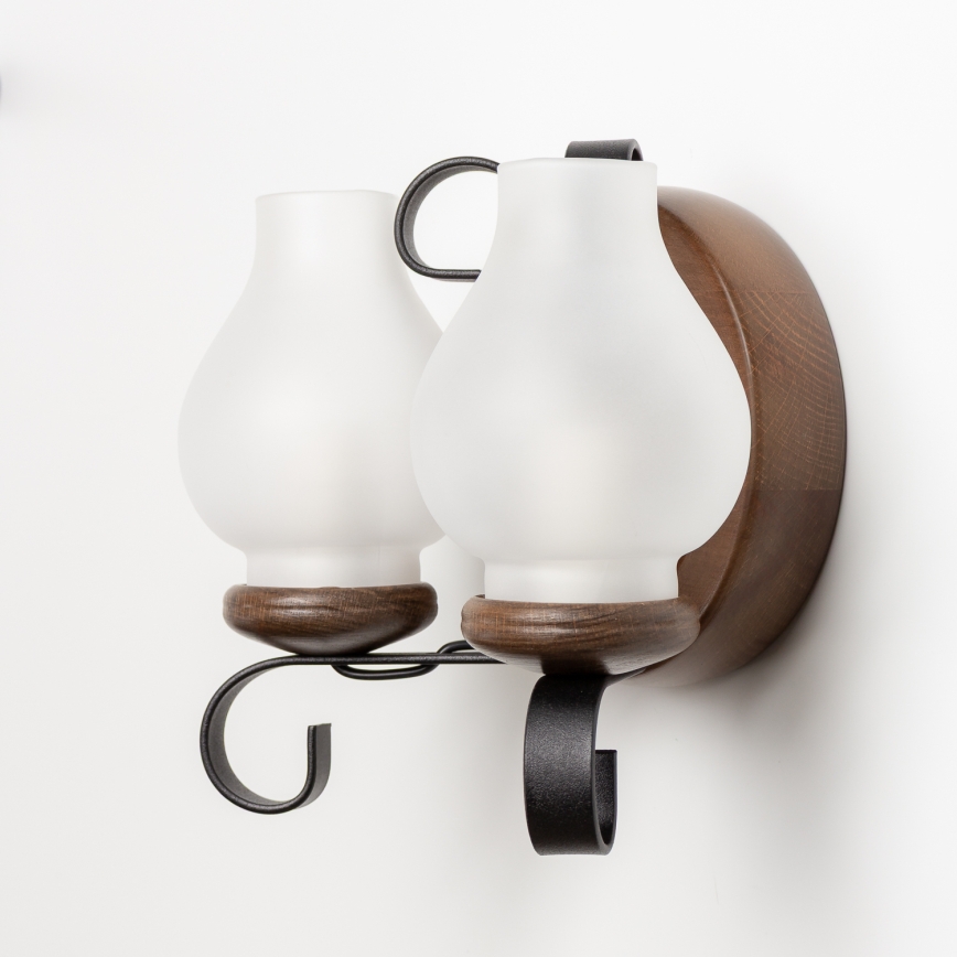 Brilagi - Applique ROATA APLICA 2xE14/40W/230V faggio/noce