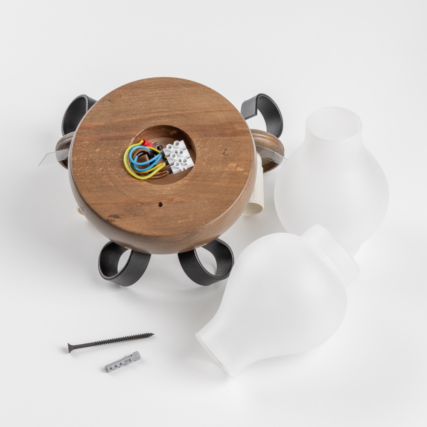 Brilagi - Applique ROATA APLICA 2xE14/40W/230V faggio/noce