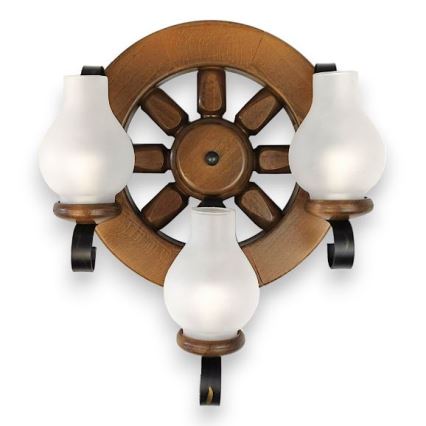 Brilagi - Applique ROATA APLICA 3xE14/40W/230V faggio/noce