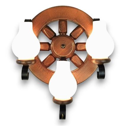 Brilagi - Applique ROATA APLICA 3xE14/40W/230V faggio/noce