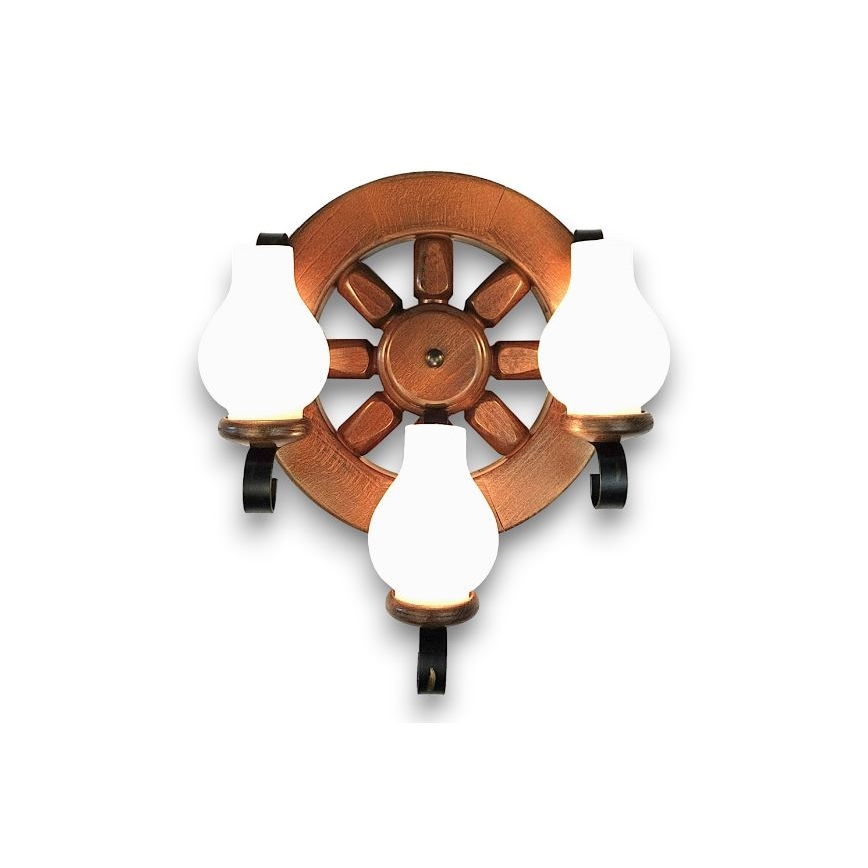 Brilagi - Applique ROATA APLICA 3xE14/40W/230V faggio/noce