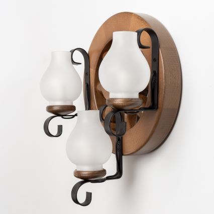 Brilagi - Applique ROATA APLICA 3xE14/40W/230V faggio/noce