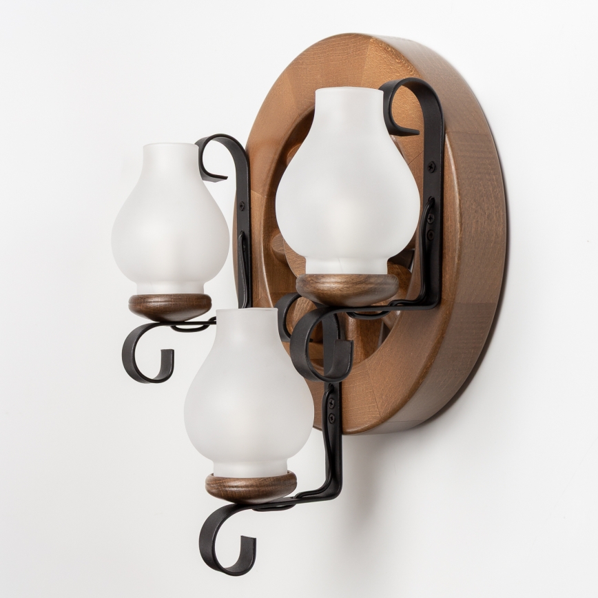 Brilagi - Applique ROATA APLICA 3xE14/40W/230V faggio/noce