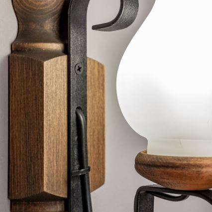 Brilagi - Applique RUSTIC 1xE14/40W/230V faggio