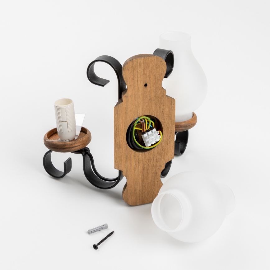 Brilagi - Applique RUSTIC 2xE14/40W/230V faggio