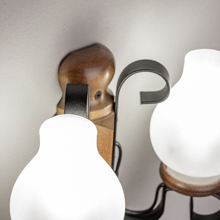 Brilagi - Applique RUSTIC 2xE14/40W/230V faggio/noce