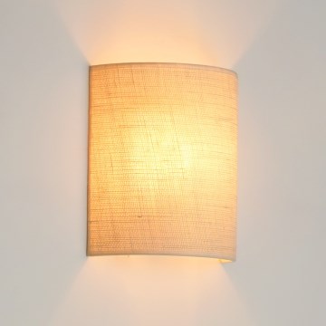 Brilagi - Applique SEMI 1xE27/15W/230V color crema