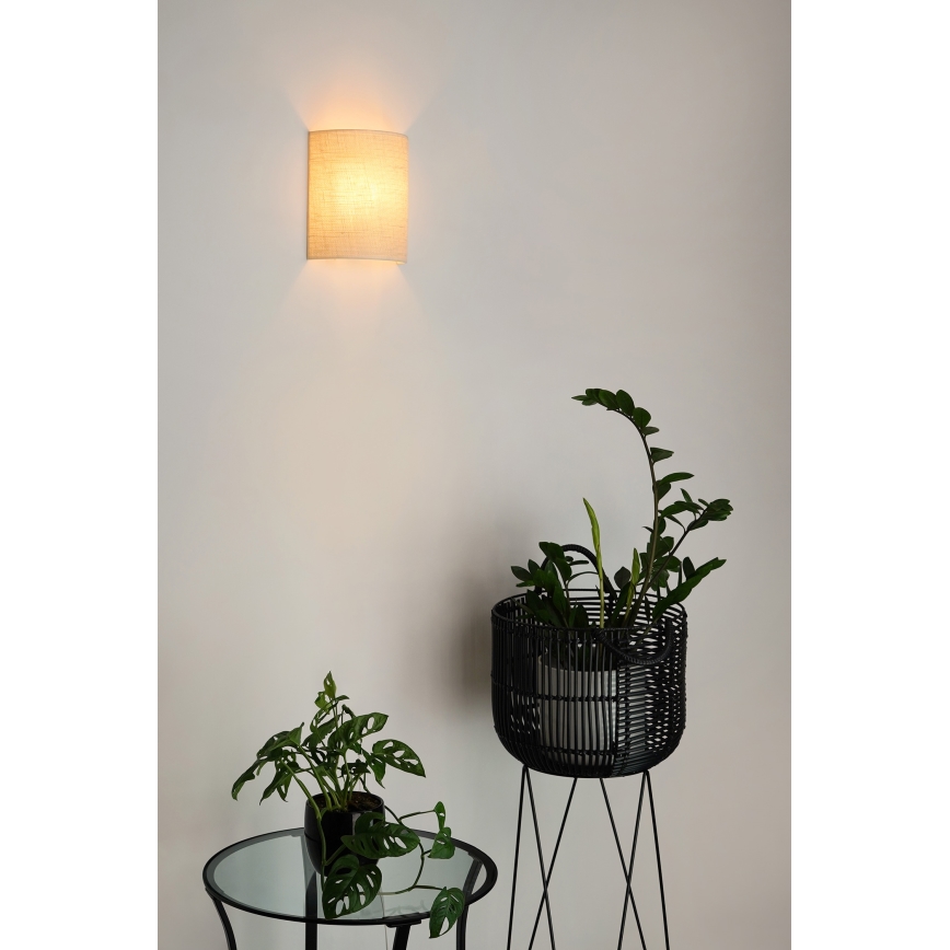 Brilagi - Applique SEMI 1xE27/15W/230V color crema