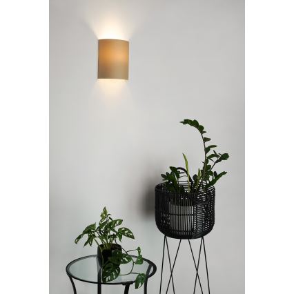Brilagi - Applique SEMI 1xE27/15W/230V diametro 20 cm beige