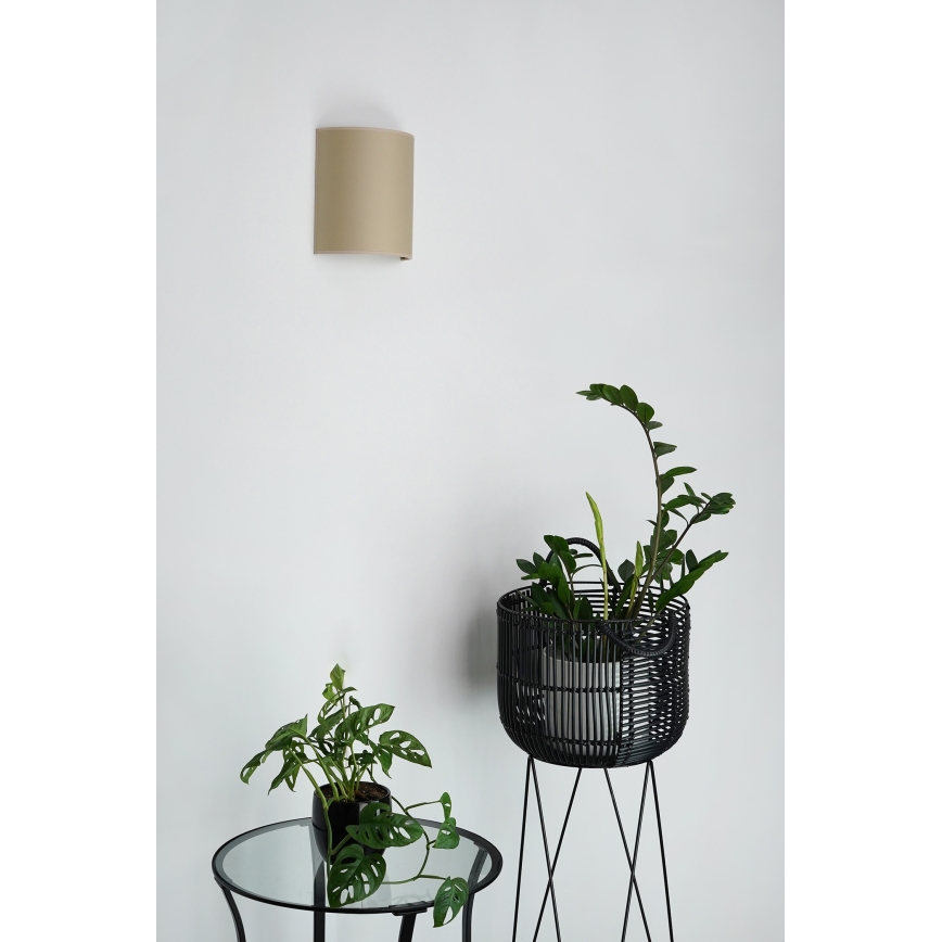 Brilagi - Applique SEMI 1xE27/15W/230V diametro 20 cm beige