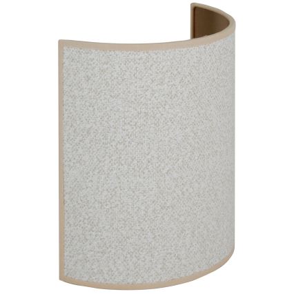 Brilagi - Applique SEMI 1xE27/15W/230V diametro 20 cm grigio chiaro