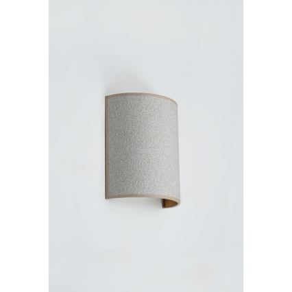 Brilagi - Applique SEMI 1xE27/15W/230V diametro 20 cm grigio chiaro