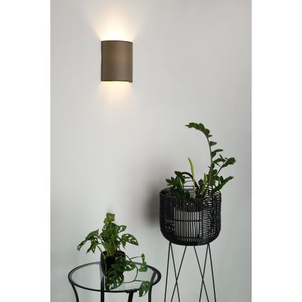 Brilagi - Applique SEMI 1xE27/15W/230V diametro 20 cm marrone