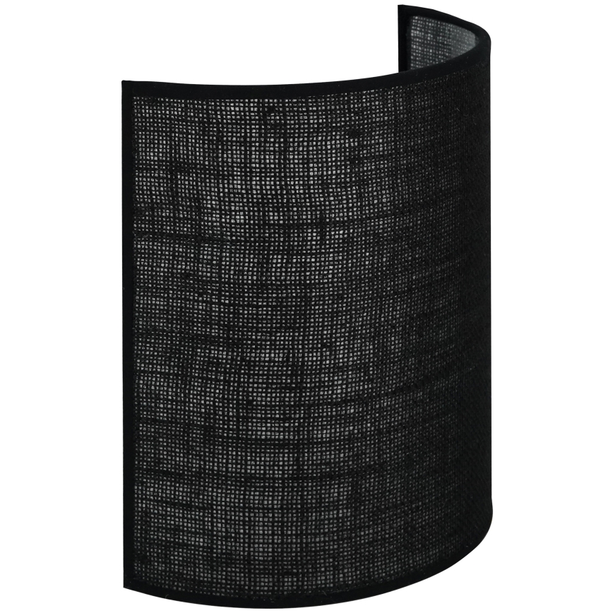 Brilagi - Applique SEMI 1xE27/15W/230V diametro 20 cm nero