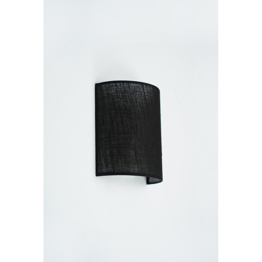 Brilagi - Applique SEMI 1xE27/15W/230V diametro 20 cm nero