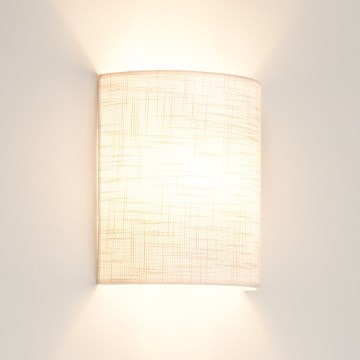 Brilagi - Applique SEMI 1xE27/15W/230V grigio chiaro