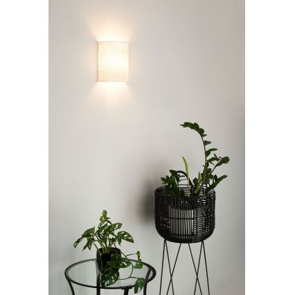 Brilagi - Applique SEMI 1xE27/15W/230V grigio chiaro