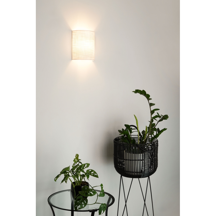 Brilagi - Applique SEMI 1xE27/15W/230V grigio chiaro