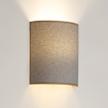 Brilagi - Applique SEMI 1xE27/15W/230V grigio chiaro