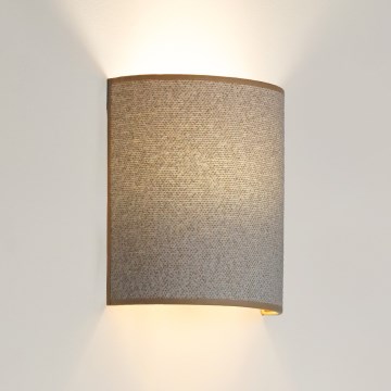 Brilagi - Applique SEMI 1xE27/15W/230V grigio chiaro