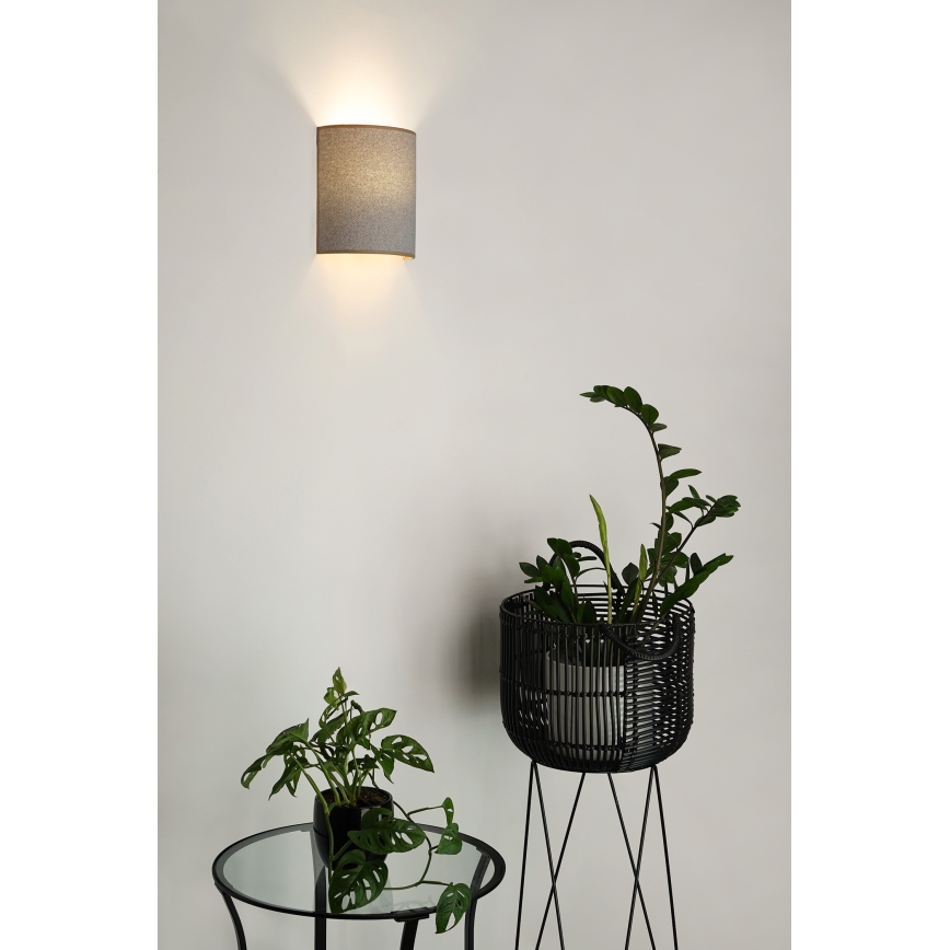 Brilagi - Applique SEMI 1xE27/15W/230V grigio chiaro