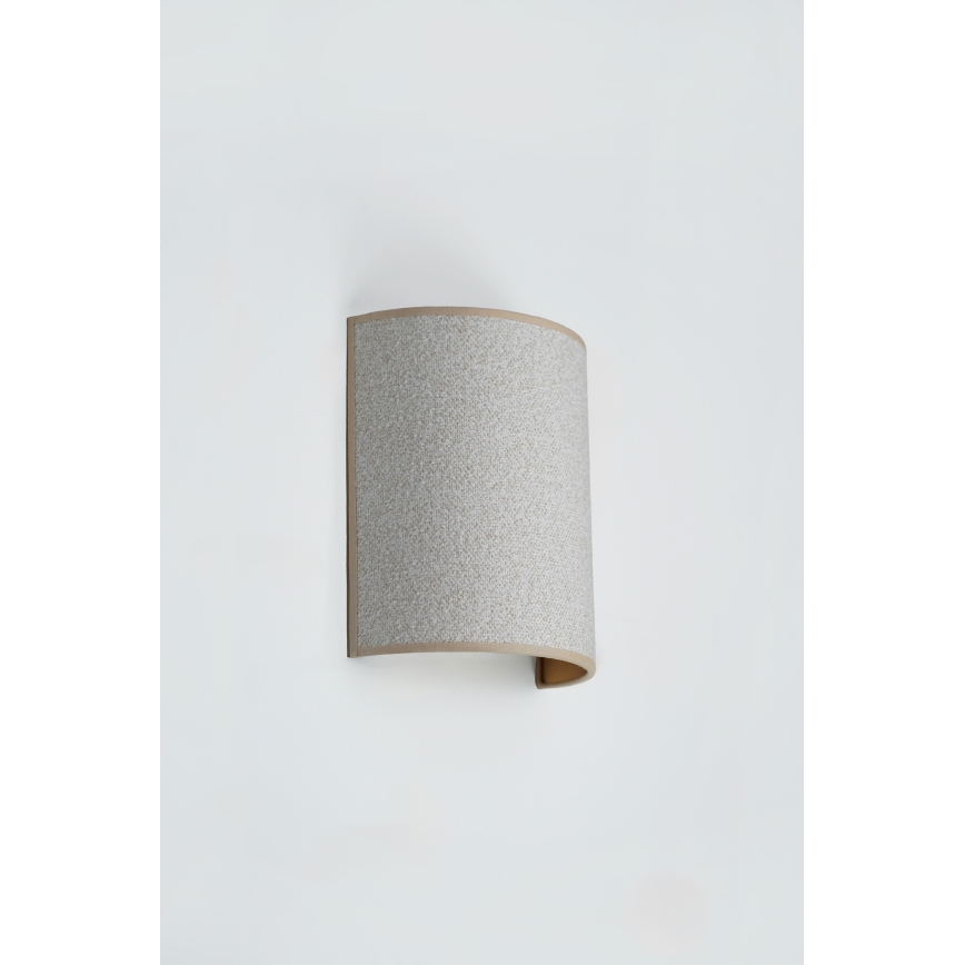 Brilagi - Applique SEMI 1xE27/15W/230V grigio chiaro