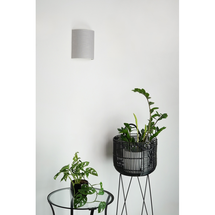 Brilagi - Applique SEMI 1xE27/15W/230V grigio