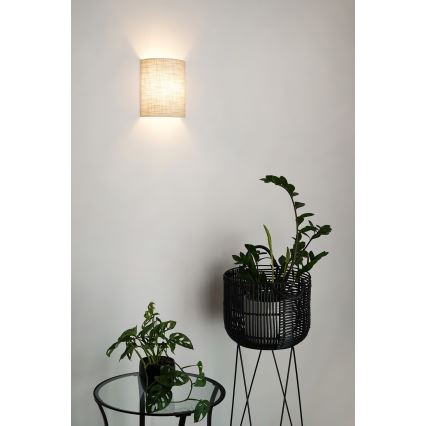 Brilagi - Applique SEMI 1xE27/15W/230V grigio scuro