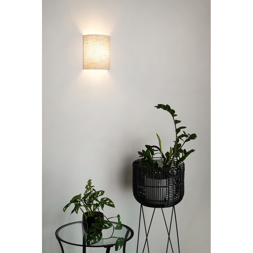 Brilagi - Applique SEMI 1xE27/15W/230V grigio scuro