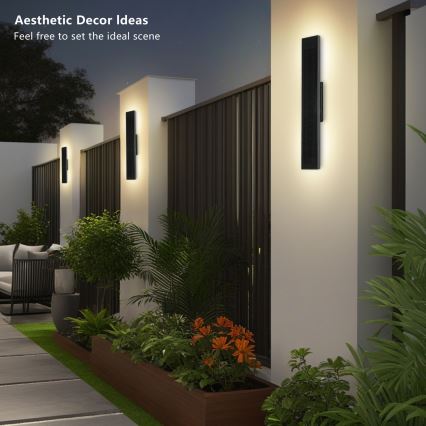 Brilagi - Lampada solare da parete dimmerabile a LED SUN LED/4W/230V 60 cm 4000 mAh IP44