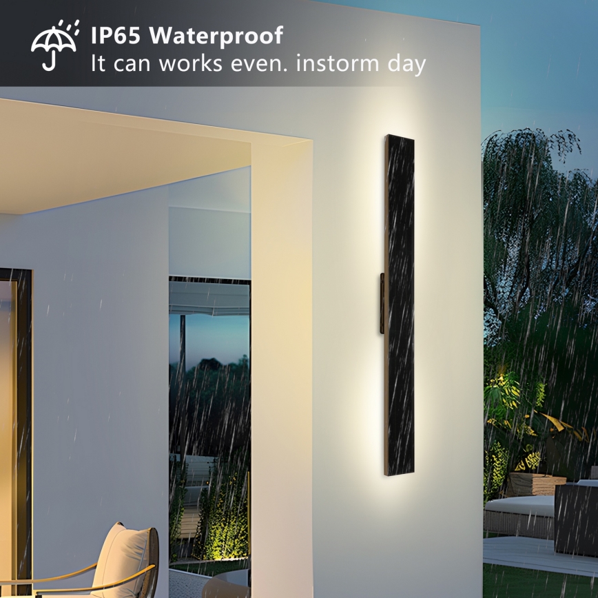 Brilagi - Lampada solare da parete LED dimmerabile SUN LED/5,5W/230V 100 cm 6000 mAh IP44