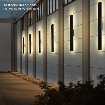 Brilagi - Lampada solare da parete LED dimmerabile SUN LED/5,5W/230V 100 cm 6000 mAh IP44