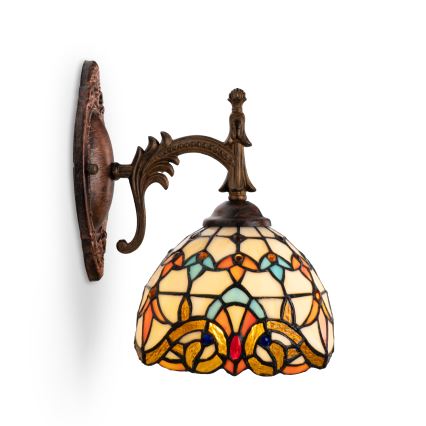 Brilagi - Applique Tiffany in vetro colorato MIRABELLA 1xE14/40W/230V