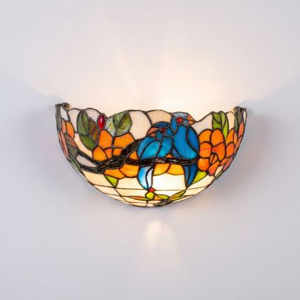 Brilagi - Applique Tiffany in vetro Tiffany JUNGLE 1xE14/40W/230V