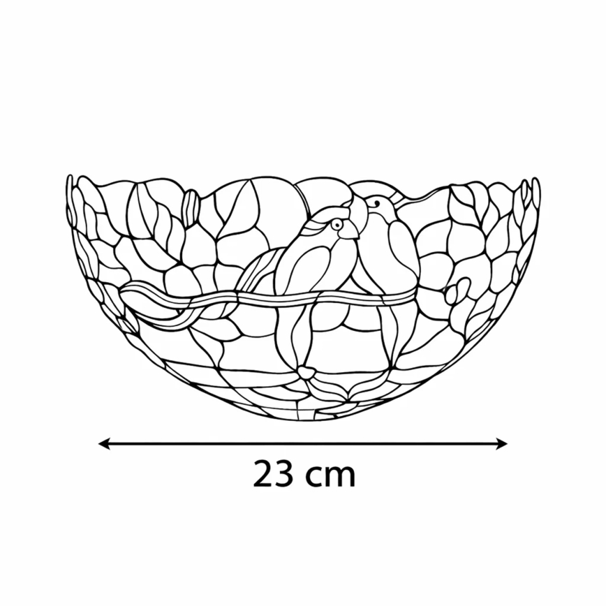 Brilagi - Applique Tiffany in vetro Tiffany JUNGLE 1xE14/40W/230V