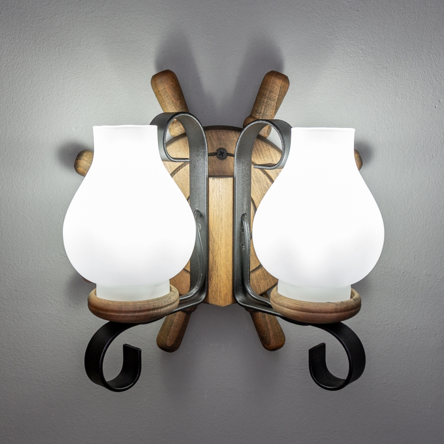 Brilagi - Applique TIMONA 2xE14/40W/230V faggio