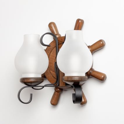 Brilagi - Applique TIMONA 2xE14/40W/230V faggio/noce