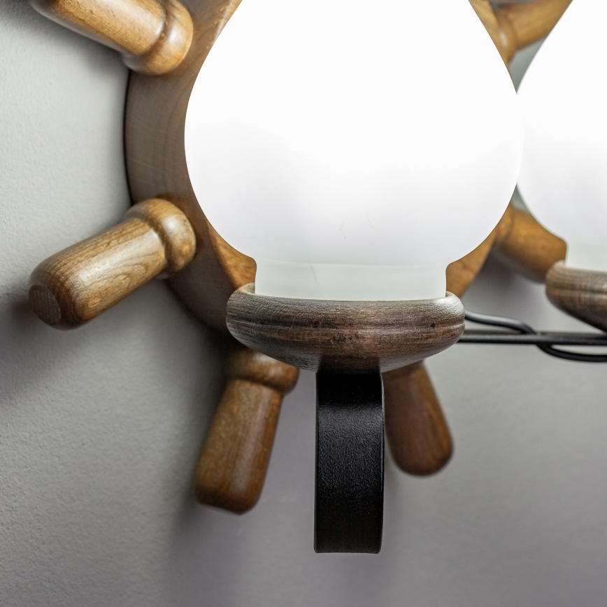 Brilagi - Applique TIMONA 2xE14/40W/230V faggio/noce