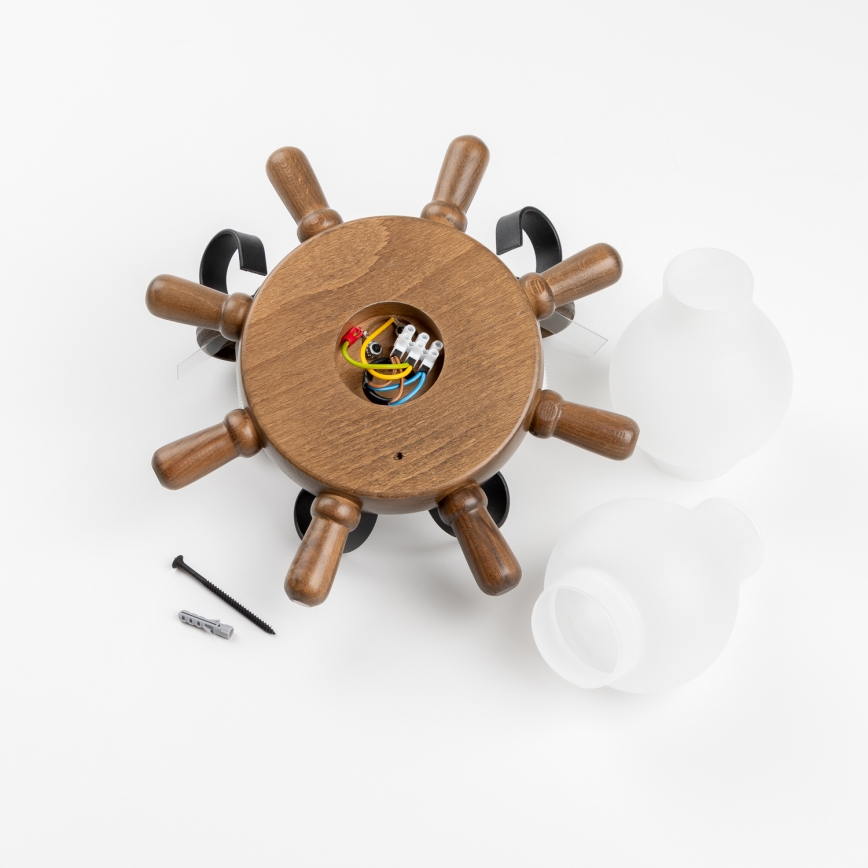 Brilagi - Applique TIMONA 2xE14/40W/230V faggio/noce