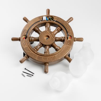 Brilagi - Applique TIMONA 3xE14/40W/230V faggio/noce