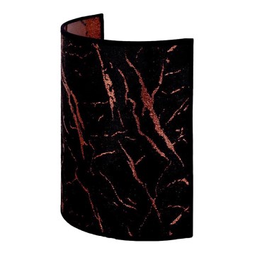 Brilagi - Applique VELVET 1xE27/40W/230V nero/rame
