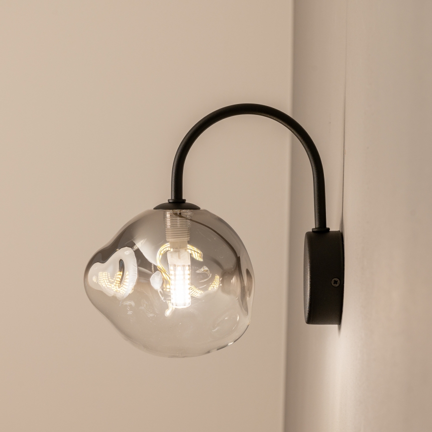 BRILAGI - Applique VULCANO 1xG9/8W/230V nero/nero fumé