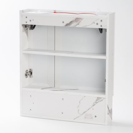 BRILAGI - Armadietto da bagno con specchio e retroilluminazione LED TRABIA DOUBLE 60x70 cm